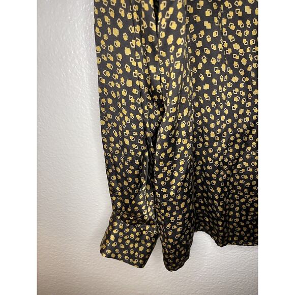 Rena Rowan Plus Size Long Sleeve 100% Silk Blouse Womens 16X Button Up Workwear - Picture 5 of 10